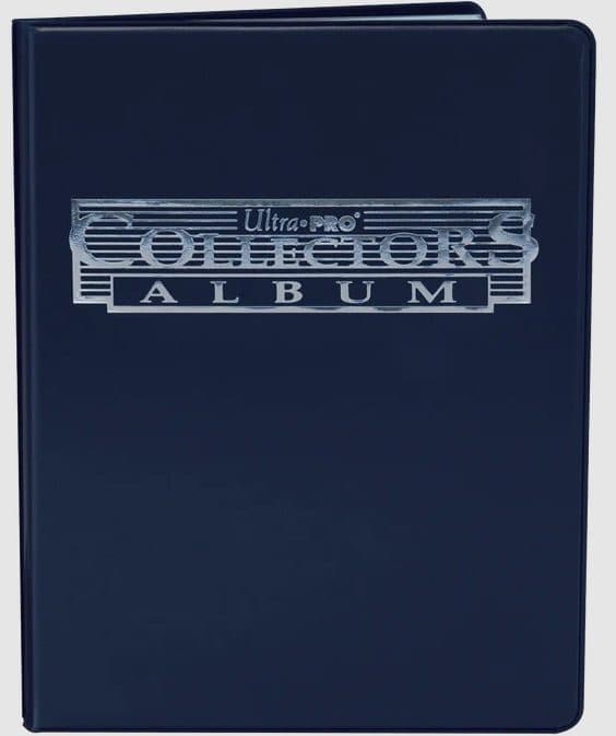 ULTRA PRO Portfolio 4-Pocket Collectors - Cobalt - 074427158644