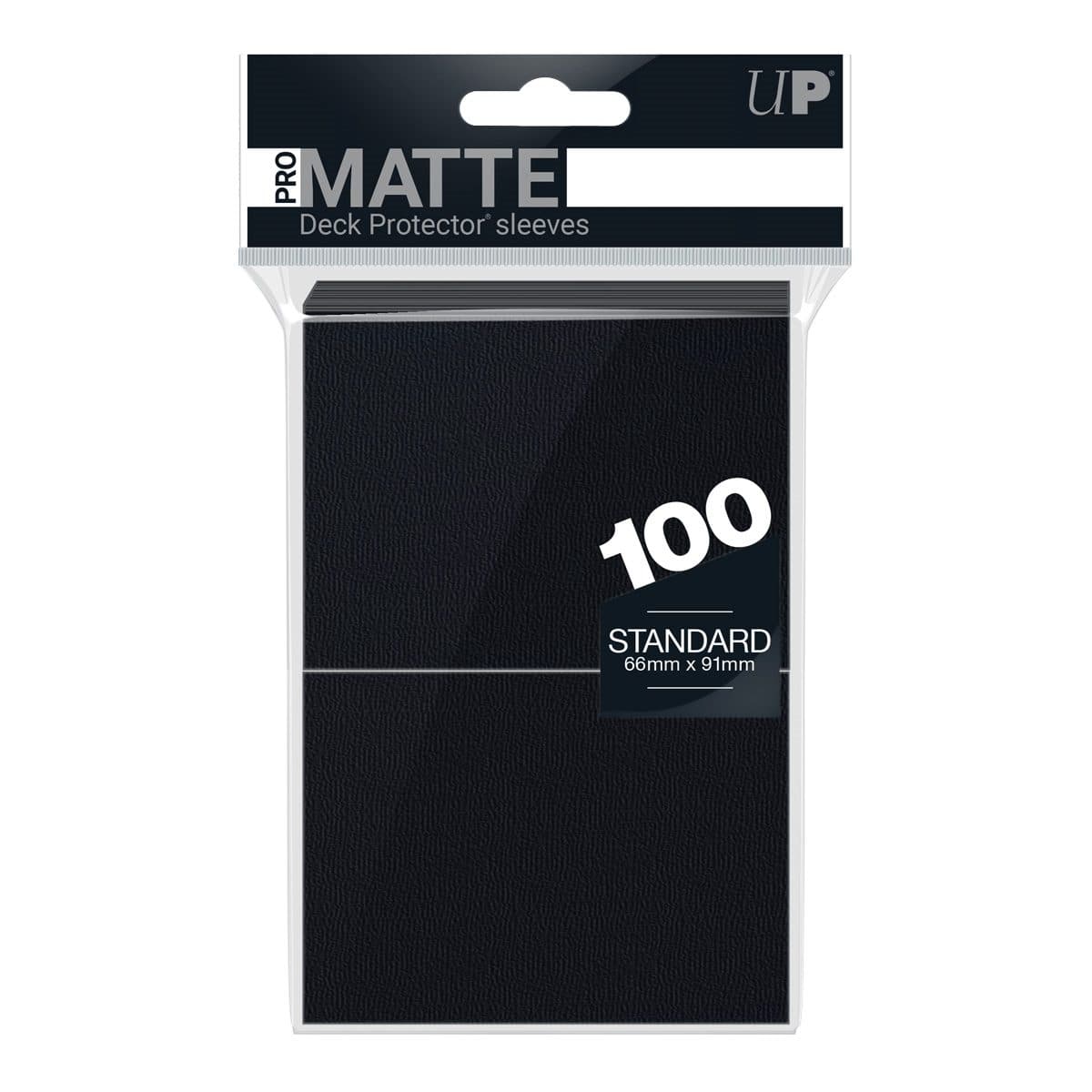 ULTRA PRO 100 Deck Protector Sleeves PRO-Matte Standard - Black - 074427845155