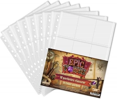EPIC FORGE Pack of 10-9 pockets pages - Trade Invaders 3701625909446