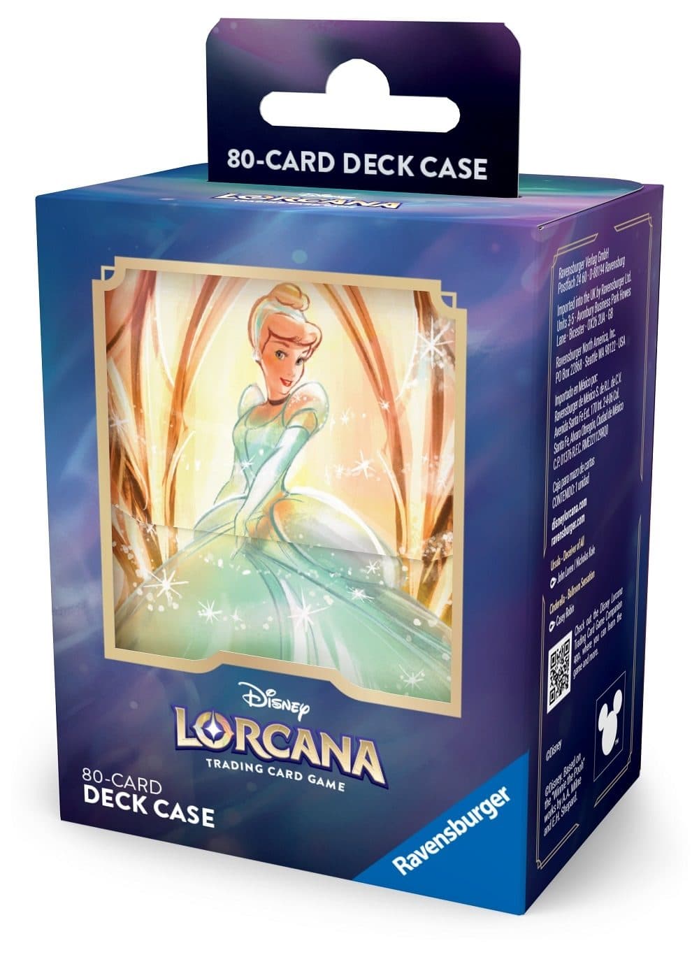RAVENSBURGER Disney: Lorcana - Set 7 L’Isola di Archazia - Porta Mazzo - Cinderella - Ballroom - Ravensburger TCG 4050368985330