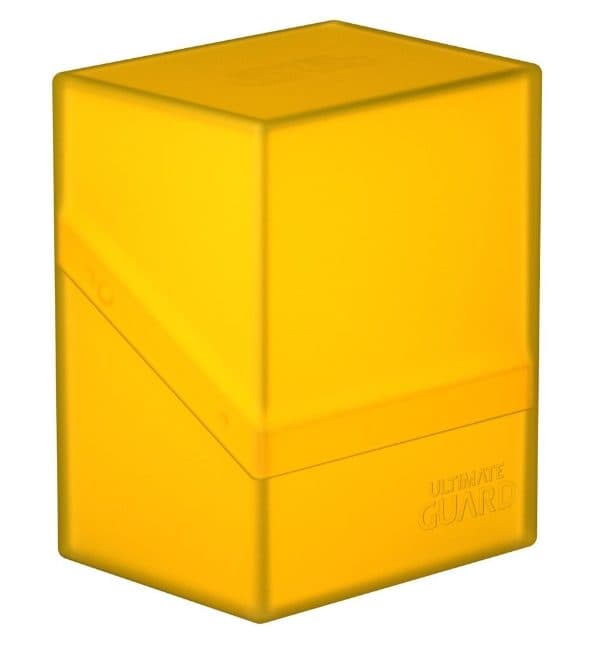 ULTIMATE GUARD Boulder Deck Case 80+ Standard Size Amber - 4056133006057
