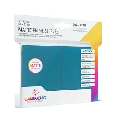 GAMEGENIC - Matte Prime Sleeves Blue Pack (100) - 4251715402399