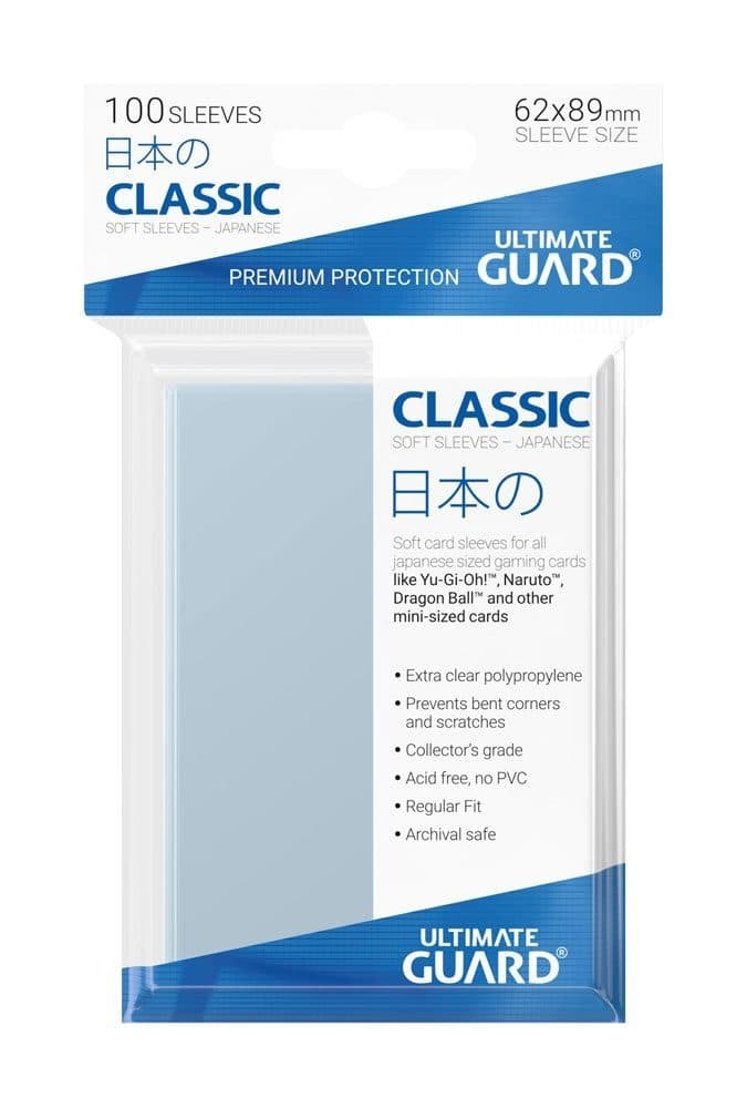 ULTIMATE GUARD Classic Sleeves Japanese Size (100) - 4260250072189