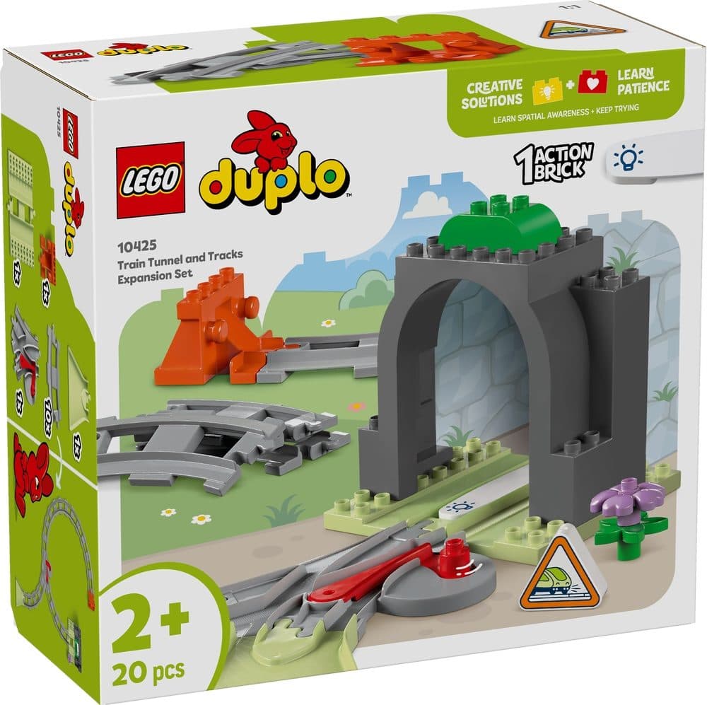 LEGO 10425 DUPLO - Pack di espansione tunnel e binari ferroviari - 5702017583808
