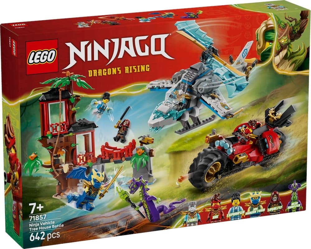 LEGO 71857 NINJAGO - Battaglia alla casa sull’albero con veicolo Ninja - 5702018055670