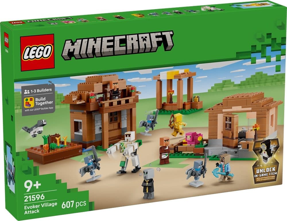LEGO 21596 MINECRAFT - Attacco al villaggio dell’Evocatore - 5702018056059
