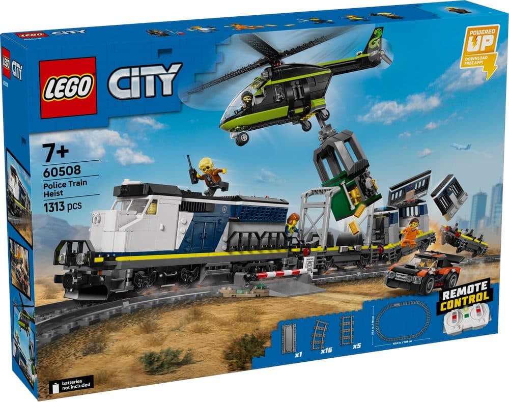 LEGO 60508 CITY - Rapina al treno della polizia - 5702018056974