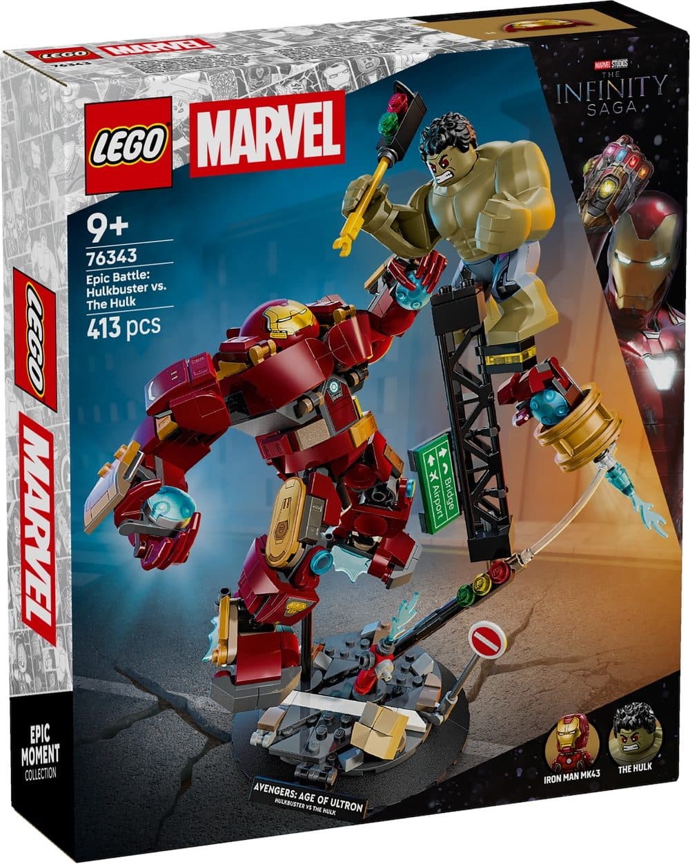 LEGO 76343 SUPER HEROES MARVEL - Battaglia epica: Hulkbuster vs. The Hulk - 5702018063262