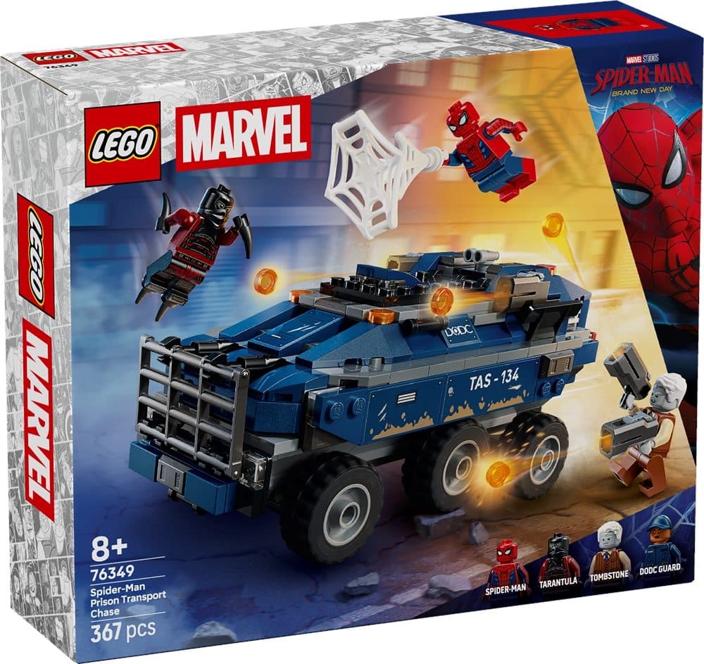 LEGO 76349 SUPER HEROES MARVEL - Spider-Man: Inseguimento del trasportatore di detenuti - 5702018063323