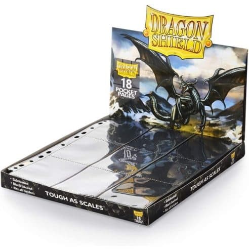 DRAGON SHIELD 18-Pocket Clear Pages Display (50 Pages) - 5706569103019