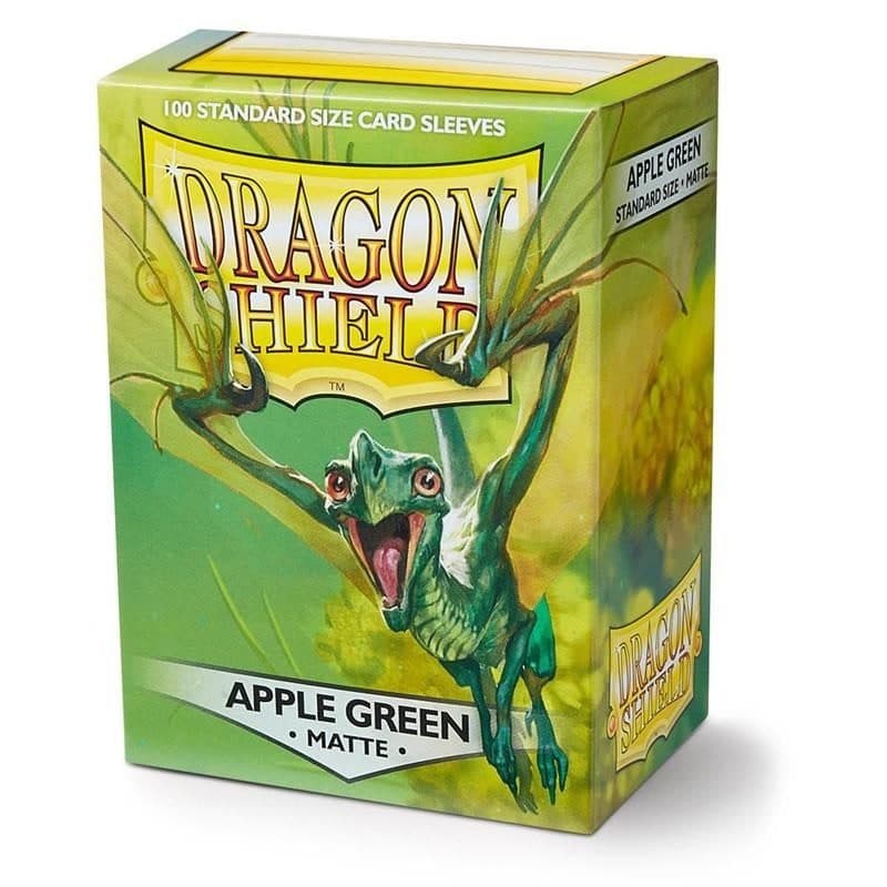 DRAGON SHIELD Standard Sleeves - Matte Apple Green (100 Sleeves) - 5706569110185