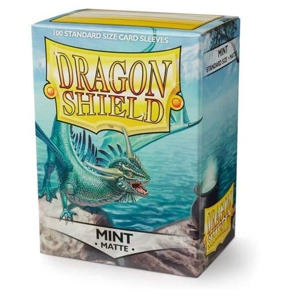 DRAGON SHIELD Standard Sleeves - Matte Mint (100 Sleeves) - 5706569110253