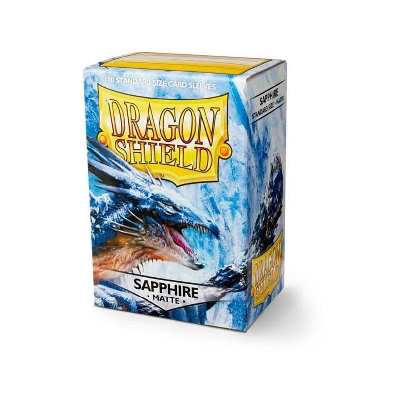 DRAGON SHIELD Standard Sleeves - Matte Sapphire (100 Sleeves) - 5706569110284