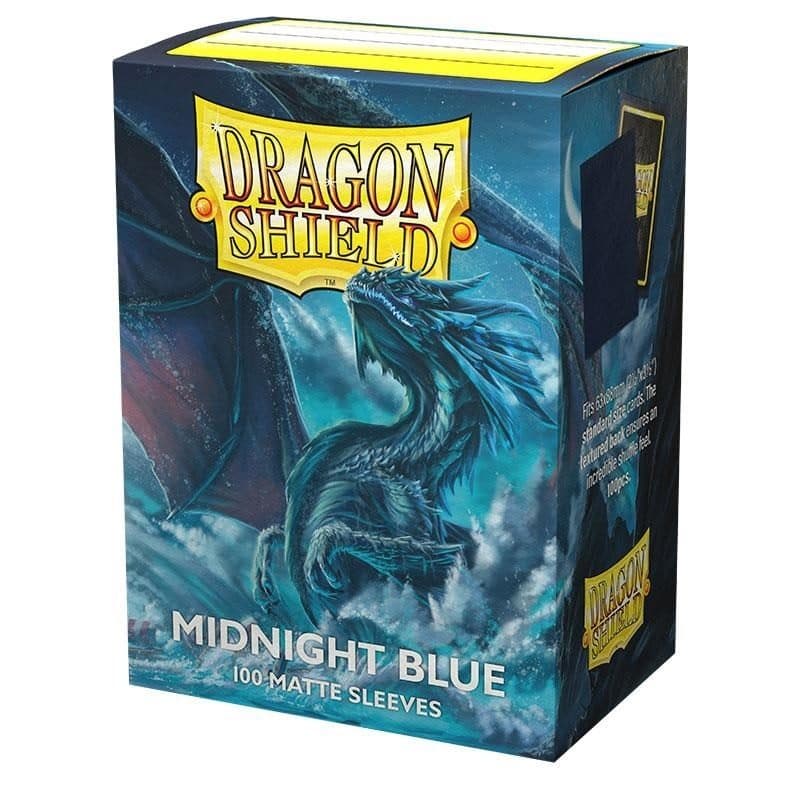 DRAGON SHIELD Standard Sleeves - Matte Midnight Blue (100 Sleeves) - 5706569110574
