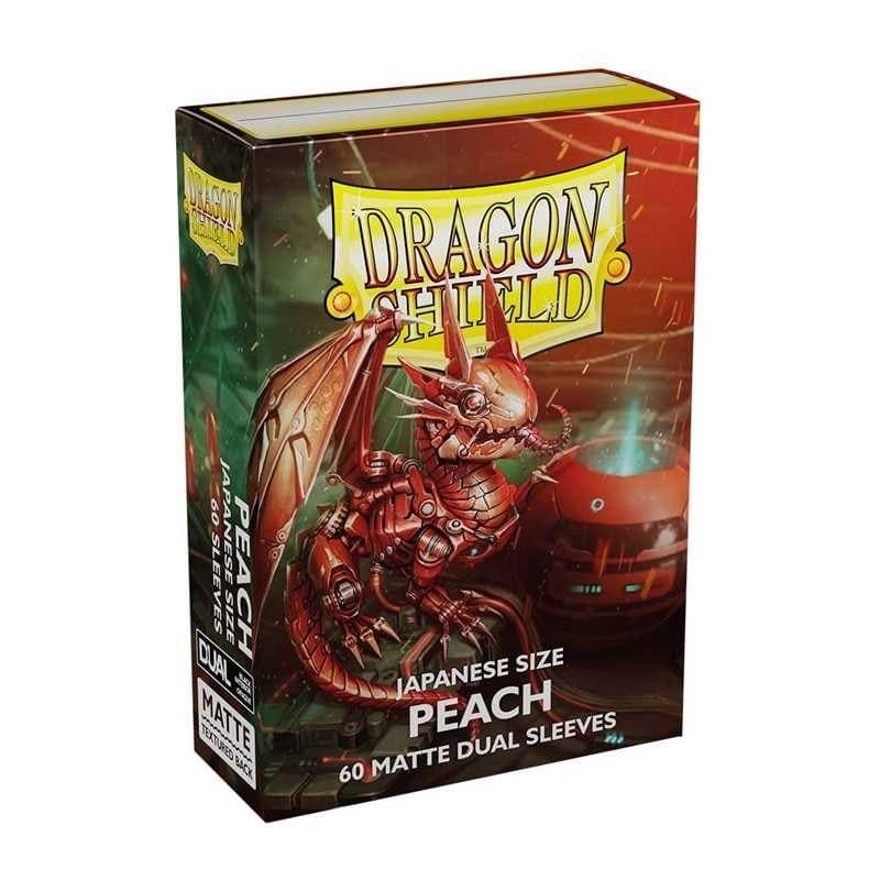 DRAGON SHIELD Small Sleeves - Japanese Matte Dual Peach 'Piip' (60 Sleeves) - 5706569151539