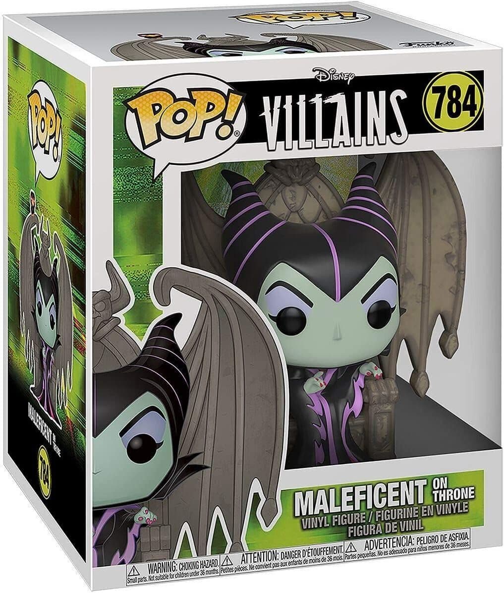 FUNKO POP Disney: Deluxe Villains - 784 Maleficent In Throne 15 cm (DAMAGED BOX) - 889698498173d