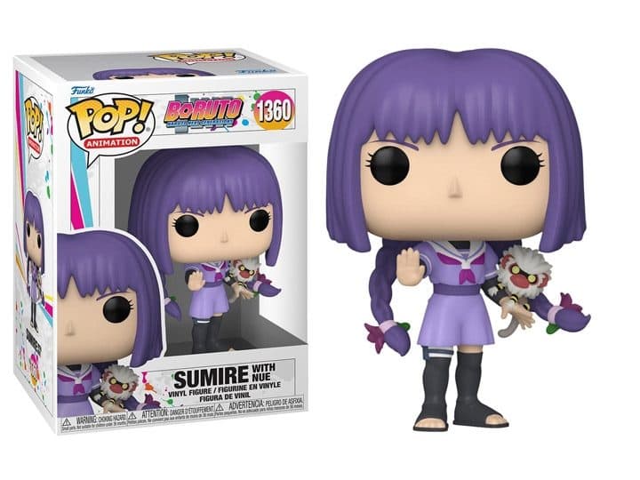 FUNKO POP Boruto: Naruto Next Generations - 1360 Sumire w/Nue 9 cm (DAMAGED BOX) - 889698613897d