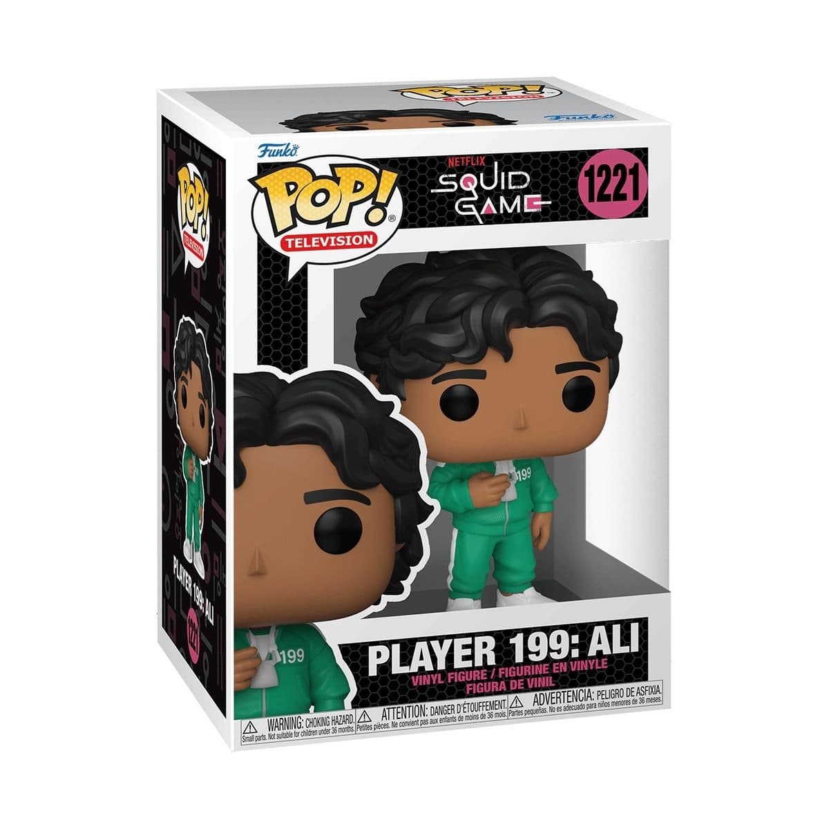 FUNKO POP Squid Game - 1221 Ali 199 9 cm (DAMAGED BOX) - 889698647946D