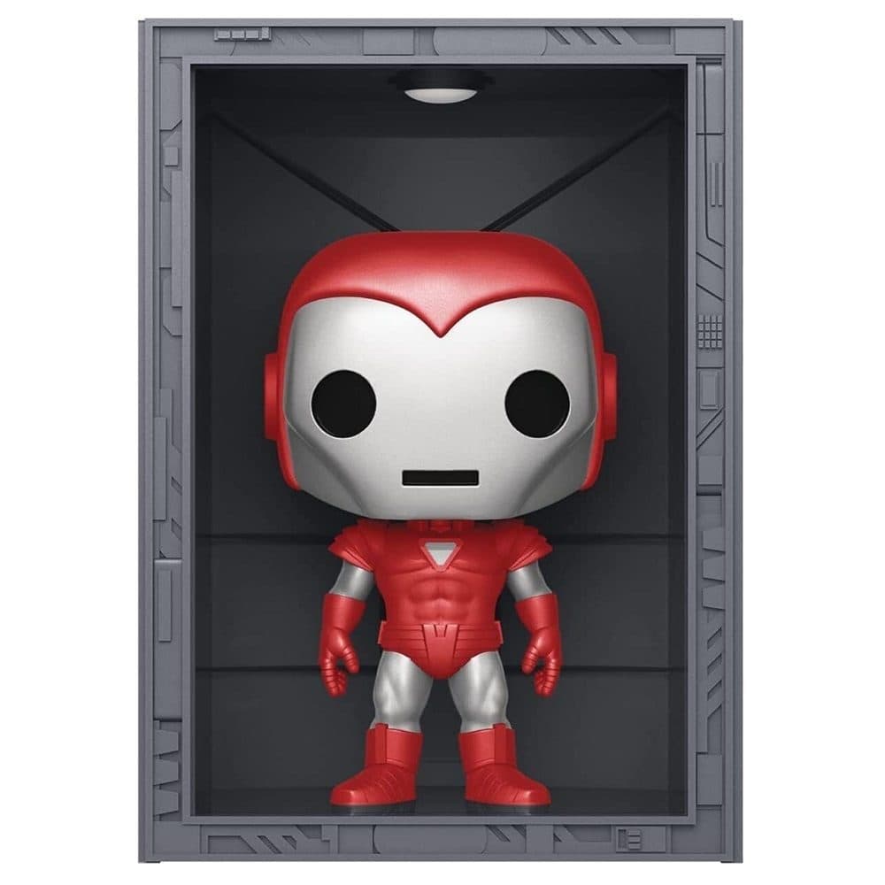 FUNKO POP Marvel: Hall of Armor - 1038 Iron Man Model 8 Silver Centurion (Exclusive) 9 cm - 889698648066
