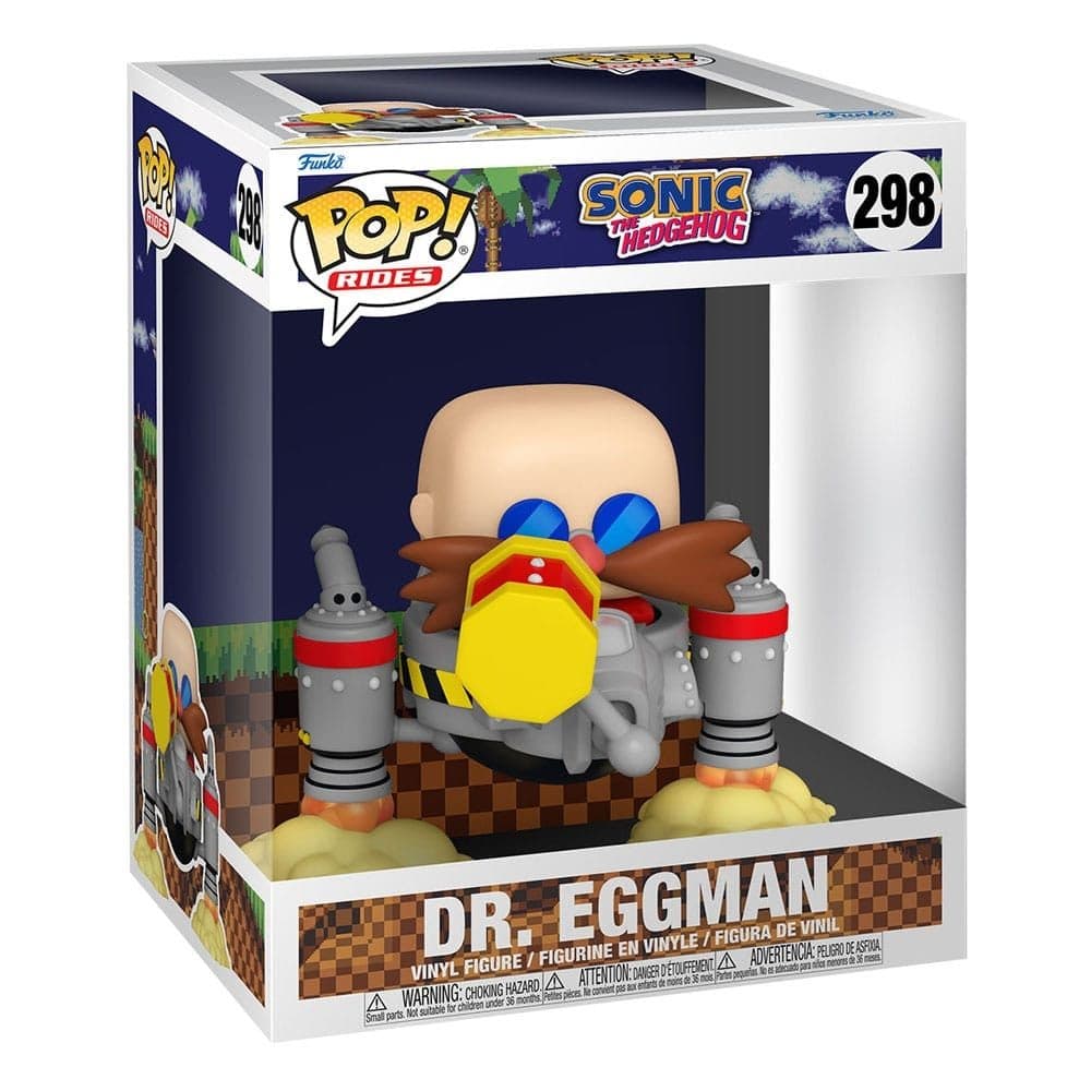 FUNKO POP Sonic The Hedgehog - 298 Rides: Dr. Eggman (DAMAGED BOX - 889698705844D