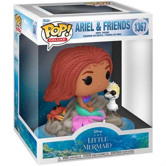 FUNKO POP Disney: La Sirenetta - 1367 Ariel and Friends Deluxe 9 cm (DAMAGED BOX) - 889698707312D
