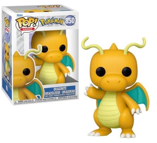 FUNKO POP Pokemon - 850 Dragonite 9 cm - 889698742207