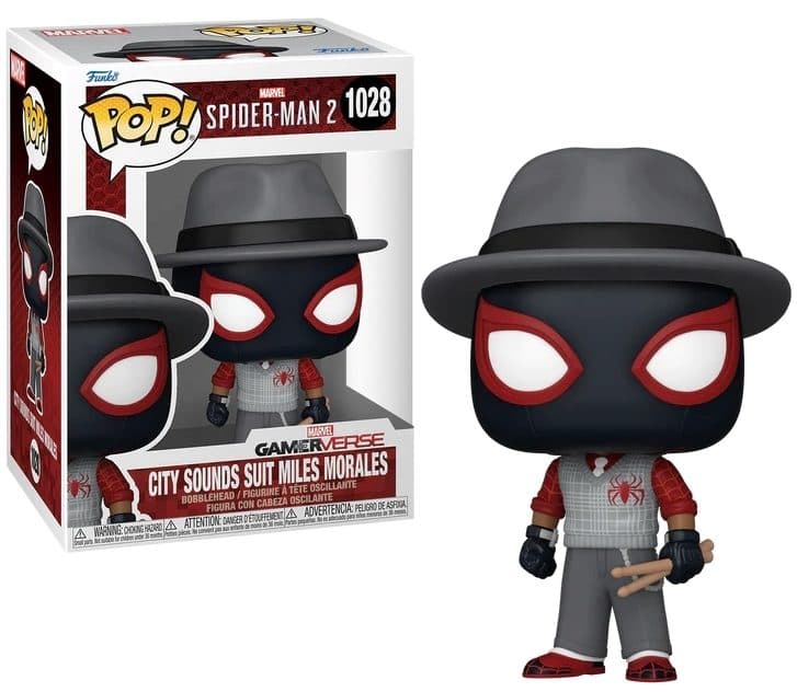 FUNKO POP Games: Spider-man 2 Video Game- City Sounds Miles 9 cm - 889698803304