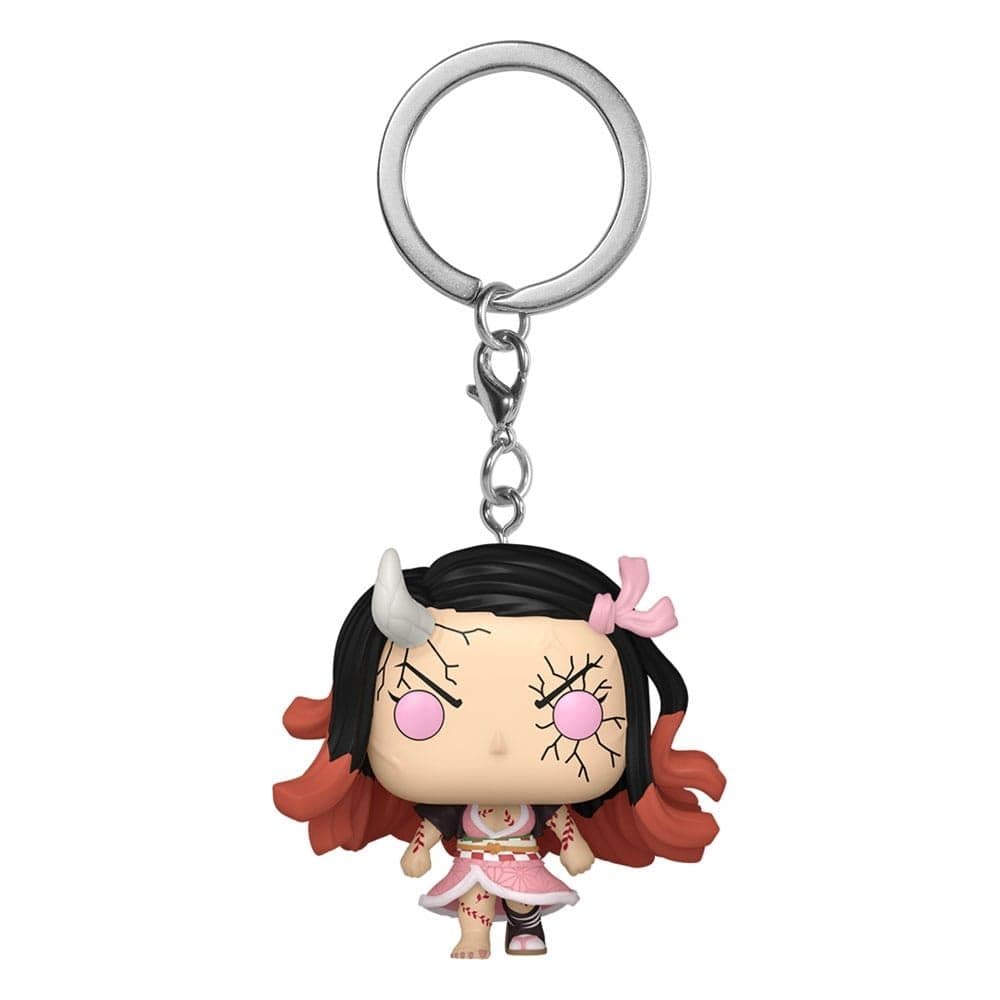 FUNKO POP Demon Slayer: Kimetsu no Yaiba - Portachiavi Nezuko (Demon Form) 4 cm - 889698803366