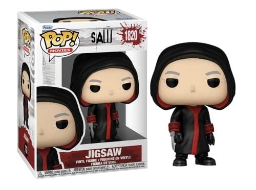 FUNKO POP SAW (L'enigmista) Movies N° 1820 - Jigsaw Killer 9 cm - 889698806923