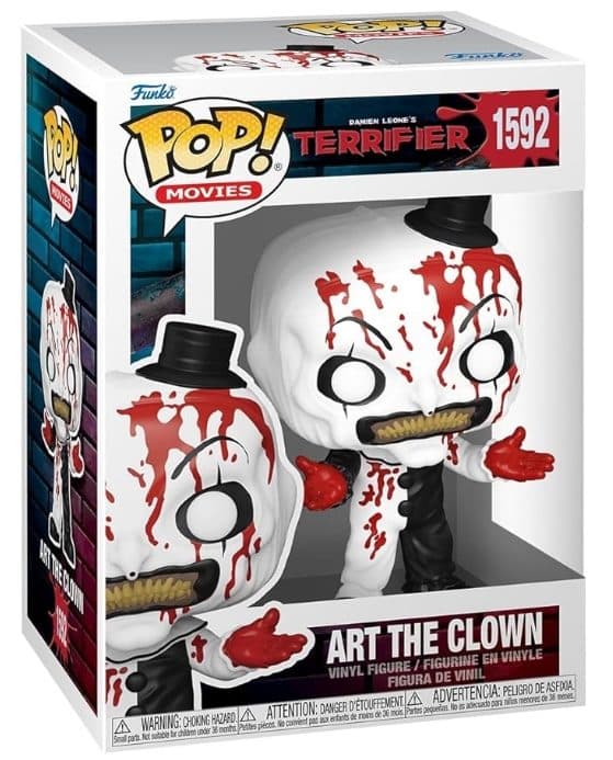 FUNKO POP Movies: Terrifier 2- Art the Clown (Bloody) 9 cm - 889698807074
