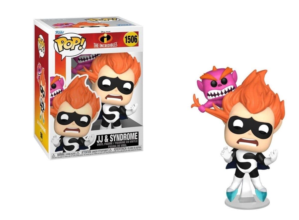 FUNKO POP Disney: The Incredibles 20th- JJ & Syndrome 9 cm - 889698809481
