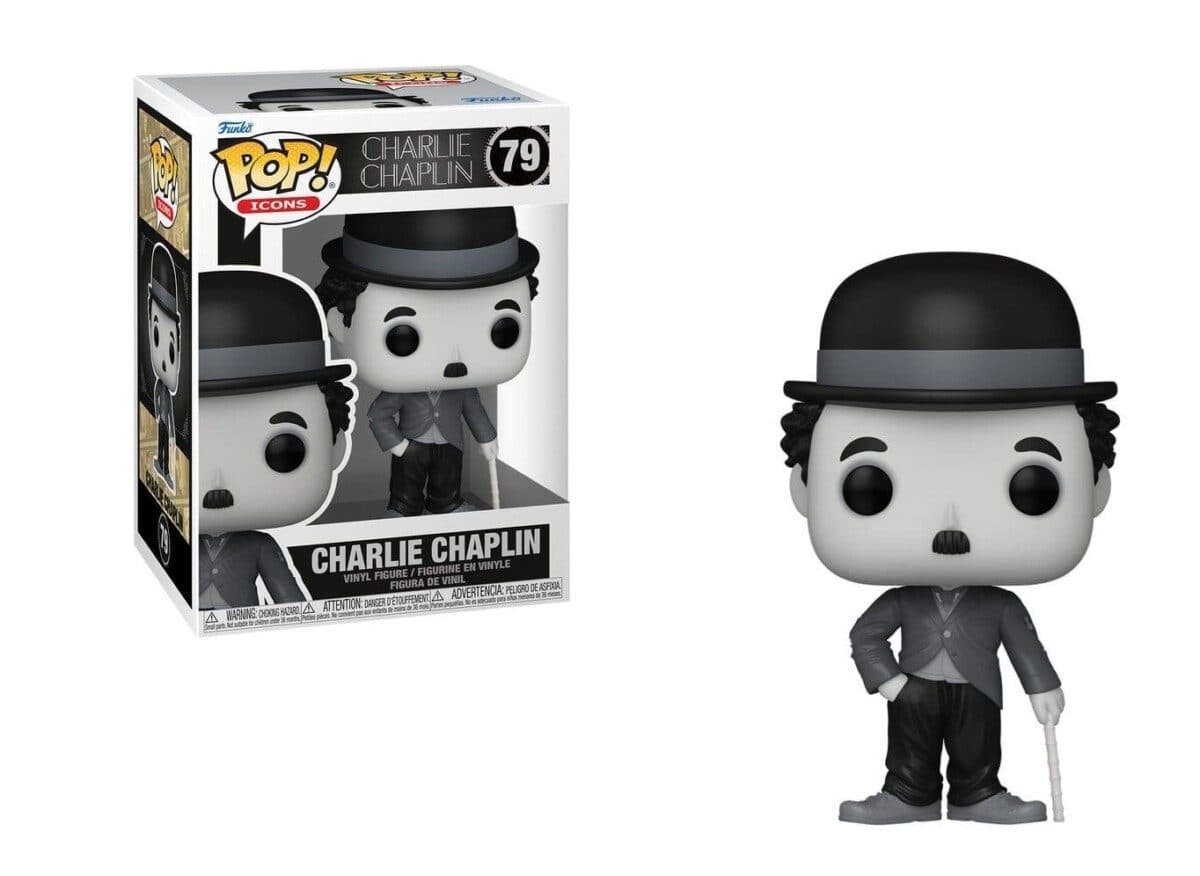 FUNKO POP Icons: Charlie Chaplin 9 cm - 889698810159