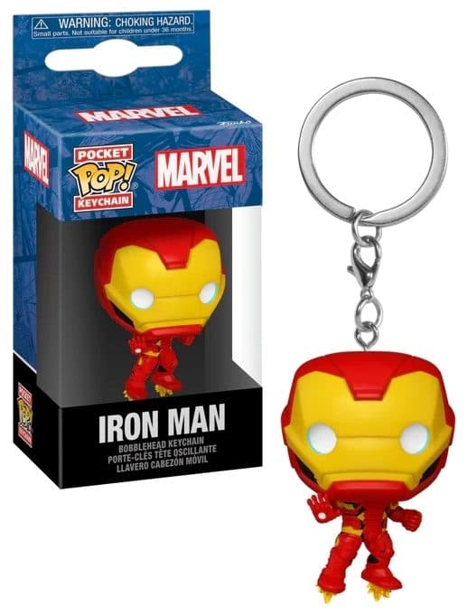 FUNKO POP Keychain Marvel : New Classic - Iron Man - 889698824941