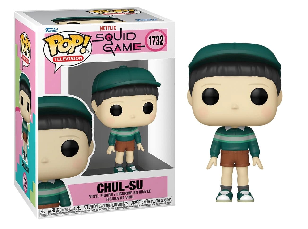 FUNKO POP Television Squid Game N° 1732 - Chul-Su 9cm - 889698834858