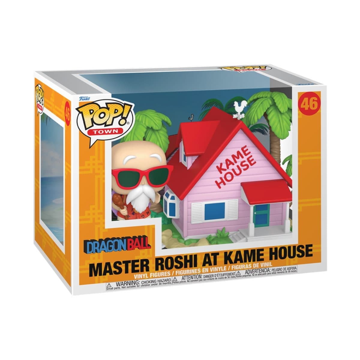 FUNKO POP Town: Dragon Ball- Kame House w/Master Roshi - 889698837156