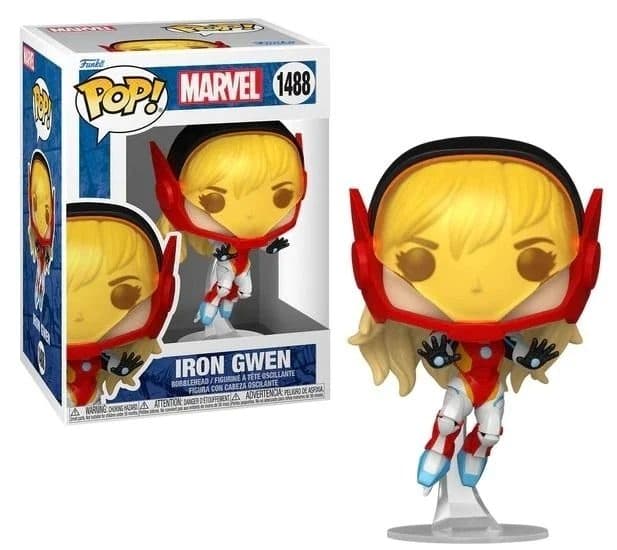 FUNKO POP Marvel: Spider Gwen Gwenverse- Iron Gwen 9 cm - 889698837262
