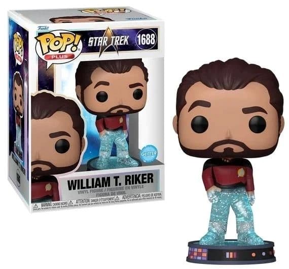 FUNKO POP Plus: Star Trek Transporter- Riker 9 cm - 889698837736