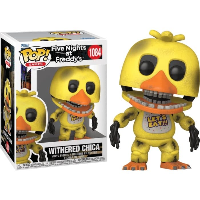 FUNKO Pop! Games: Five Nights at Freddy's - Withered Chica 1084 9 cm - 889698838658