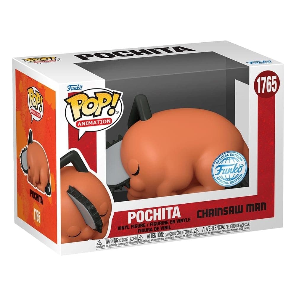 FUNKO POP Chainsaw Man - 1765 Sleeping Pochita (Exclusive) 9 cm - 889698844123