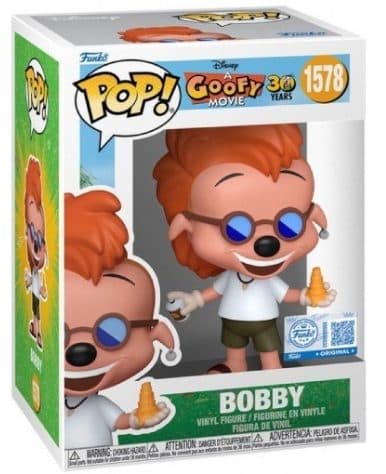 FUNKO POP Disney: 30th Anniversary of A Goofy Movie- Bobby Zimuruski 9 cm (DAMAGED BOX) - 889698848732D