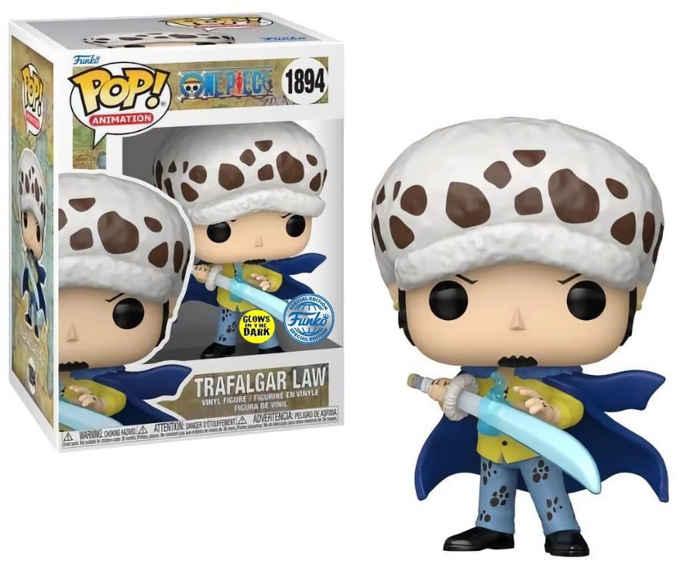 FUNKO POP One Piece - 1894 Law With Blue Anesthesia (Glow In The Dark) (Exclusive) 9 cm - 889698849753