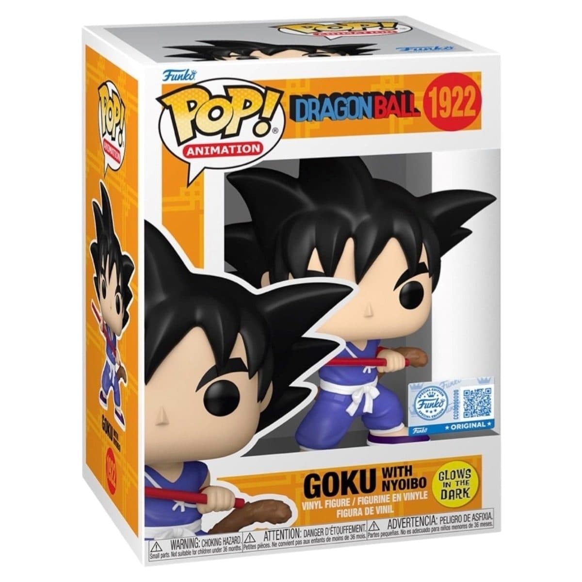 FUNKO POP Animation: Dragon Ball - 1922 Goku (GITD) (Exclusive) 9cm - 889698850506