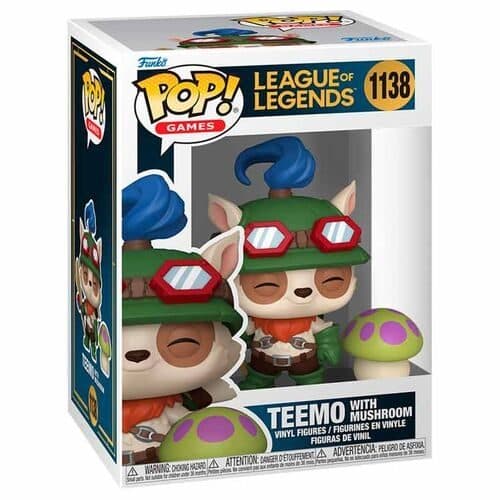 FUNKO POP&Buddy: League of Legends- Teemo w/Shroom 9 cm (DAMAGED BOX) - 889698861137D