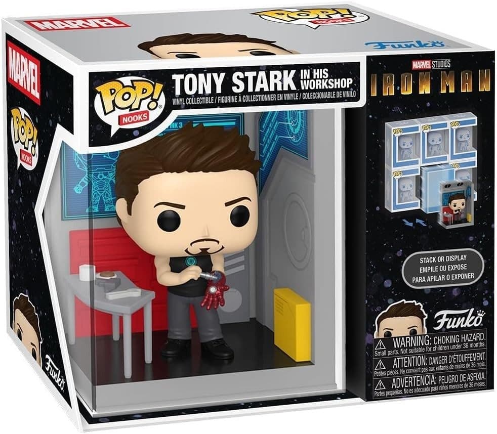 FUNKO POP Nooks: Marvel - Tony's Garage - 889698862448