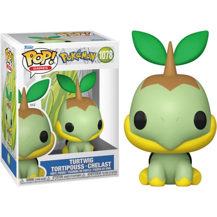 FUNKO POKEMON - POP Games N° 1078 - Turtwig 9 cm - 889698863643
