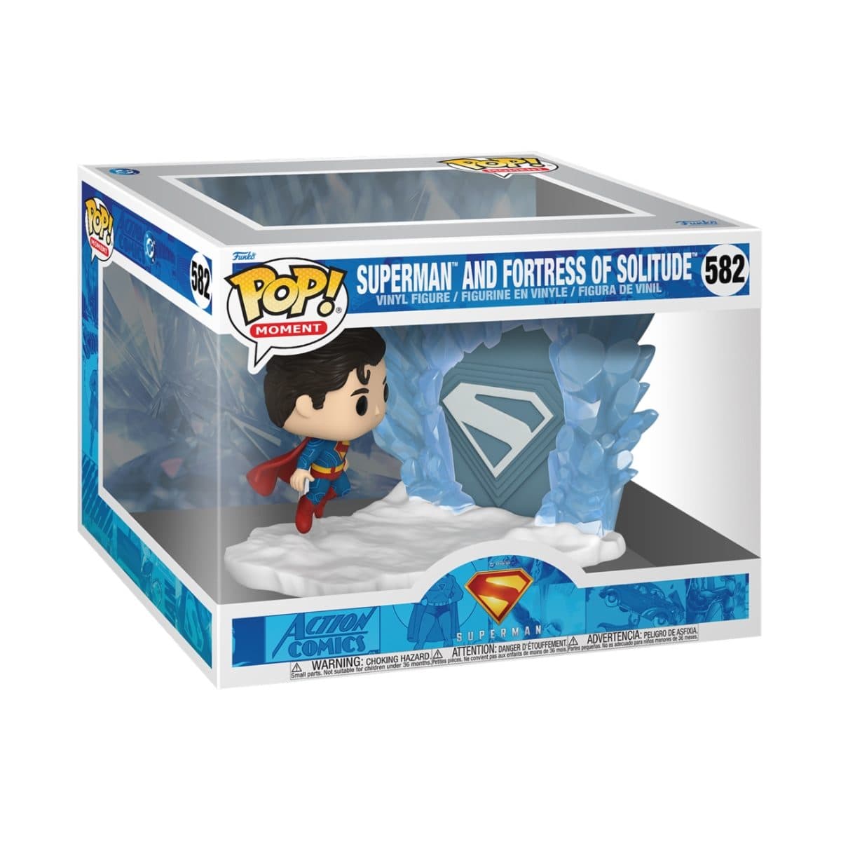 FUNKO POP Moment: Superman 2025 S2– Superman and Fortress of Solitude - 889698866422
