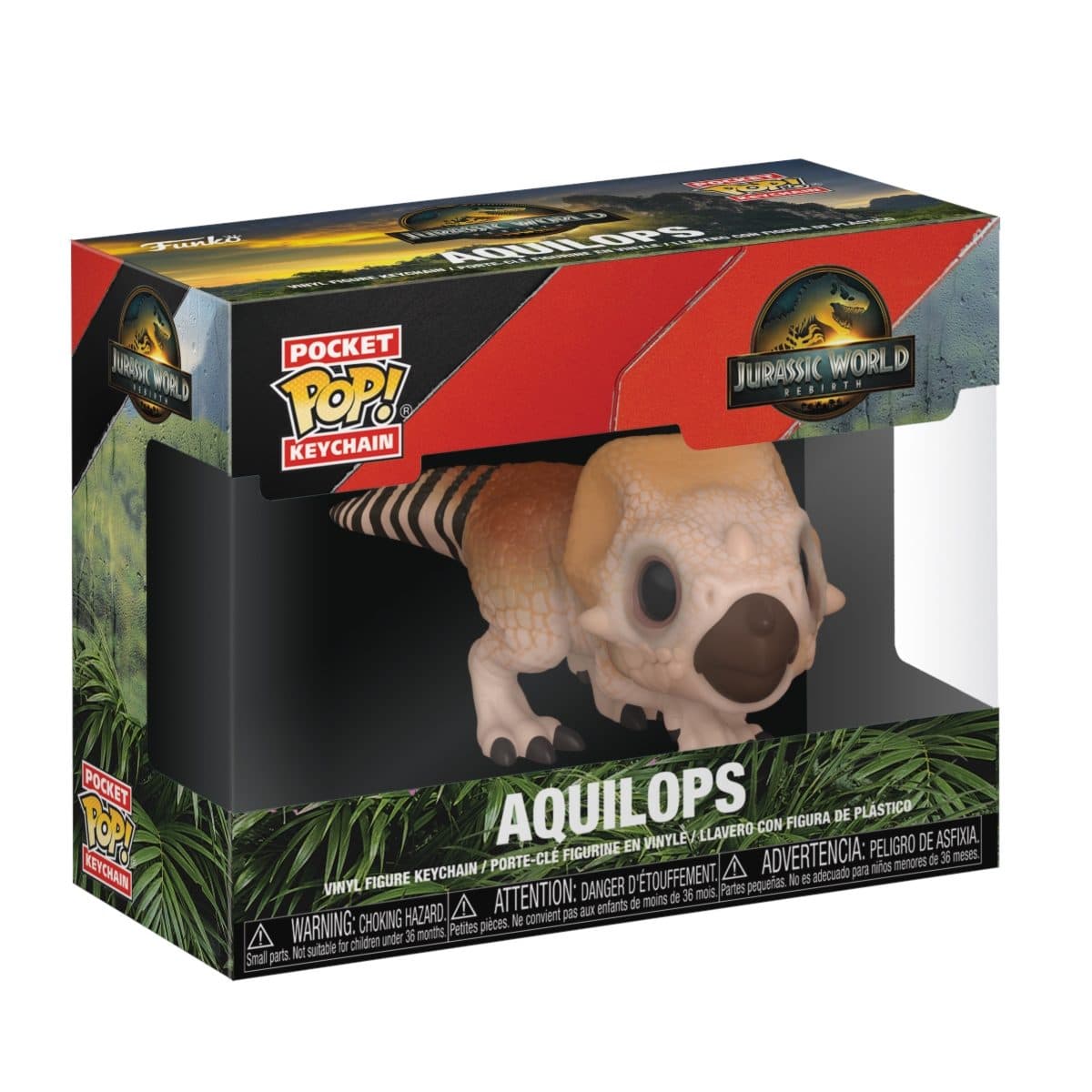 FUNKO POP Keychain: Jurassic World Rebirth - Aquilops - 889698866569