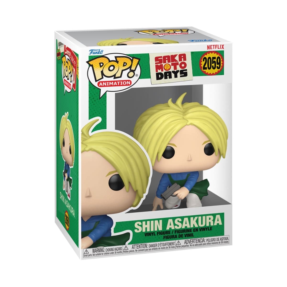 FUNKO POP Animation- Sakamoto Days S1- Shin 9 cm - 889698866897