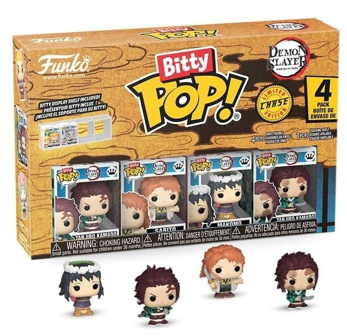 FUNKO Bitty POP 4-Pack Demon Slayer - Tanjiro - 889698869522