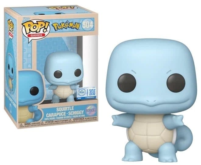 FUNKO POP Pokemon - 504 Squirtle (Soft Color) (Exclusive) 9 cm - 889698878753